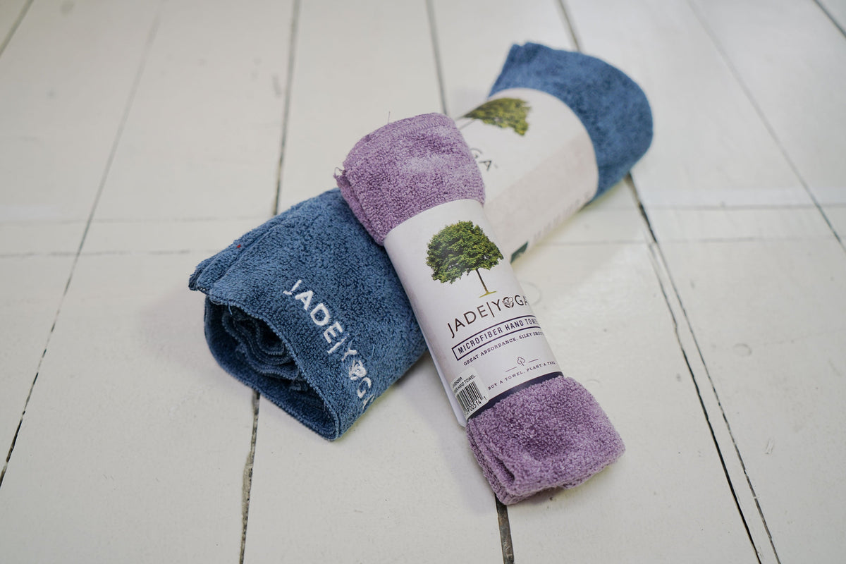 Jade Microfiber Yoga Towel - Purple