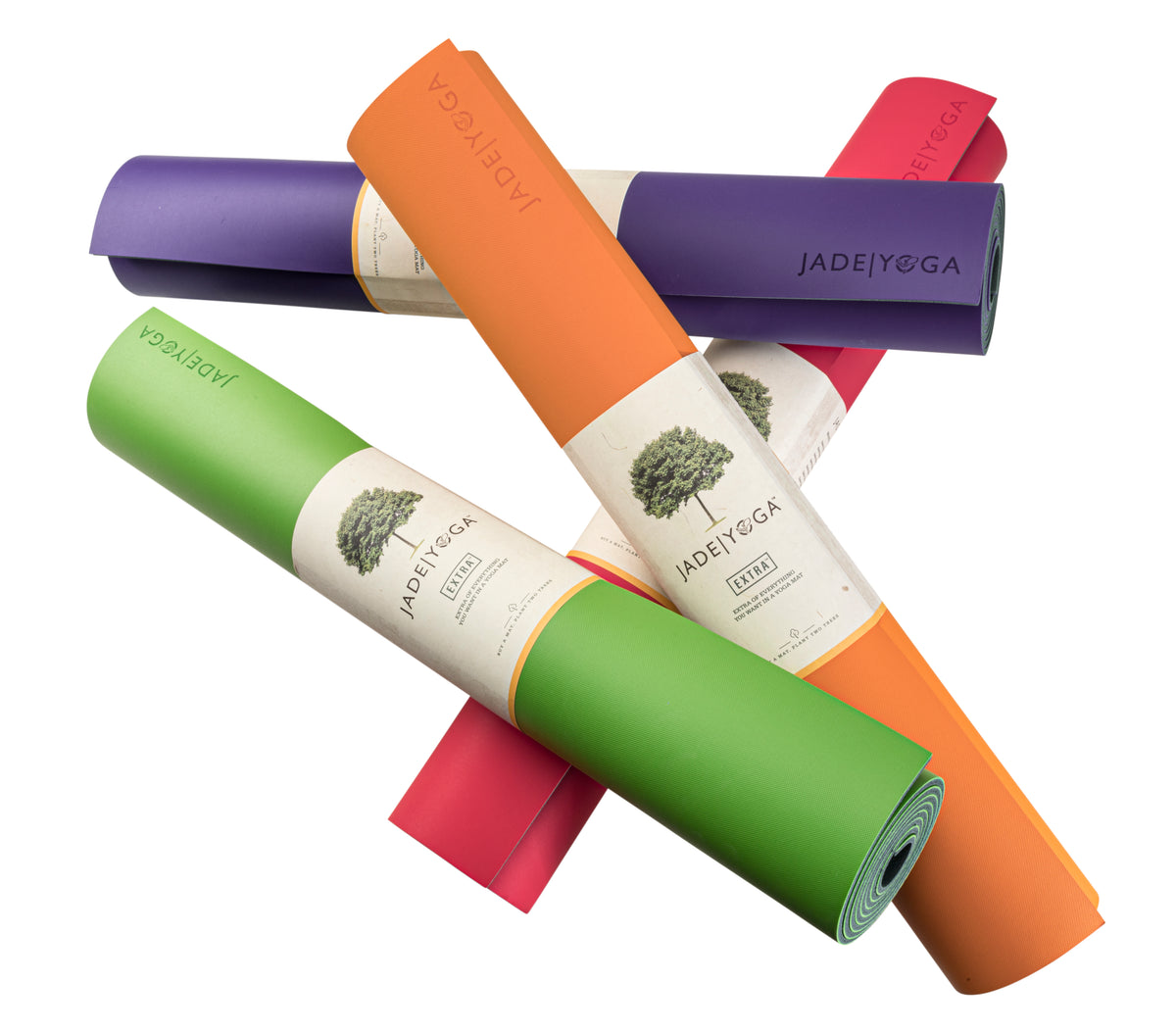 Jade Yoga Harmony 68 Inch Yoga Mat 5mm - Midnight Blue JADE YOGA - View #4