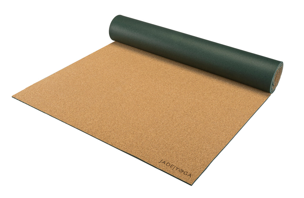 Jade Cork Yoga Mat Hot Yoga Eco Friendly JadeYoga jade-cork-yoga-mat-hot-yoga-eco-friendly-jadeyoga