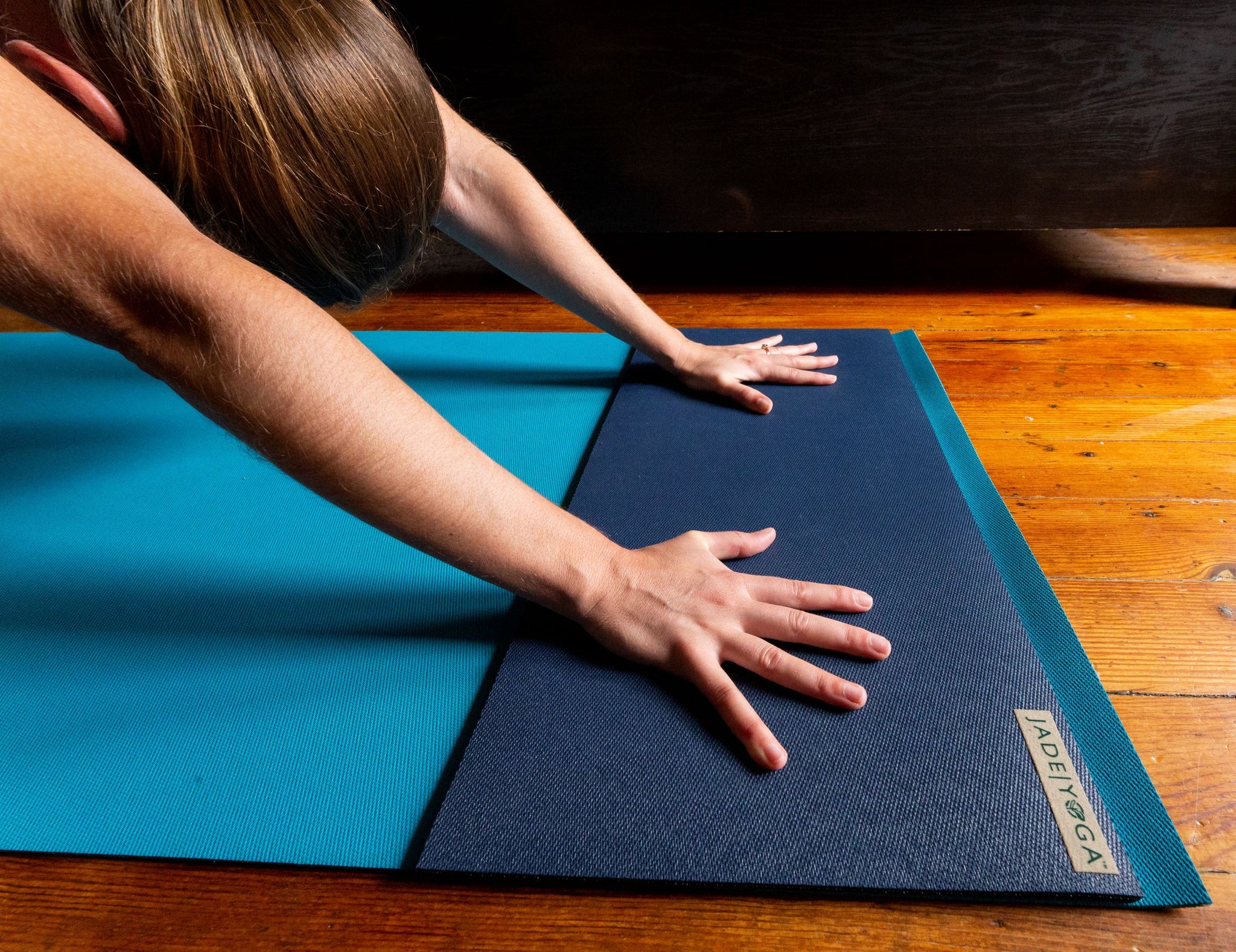 Fusion Mini Yoga Mat – Eco Friendly and Natural Rubber - JadeYoga