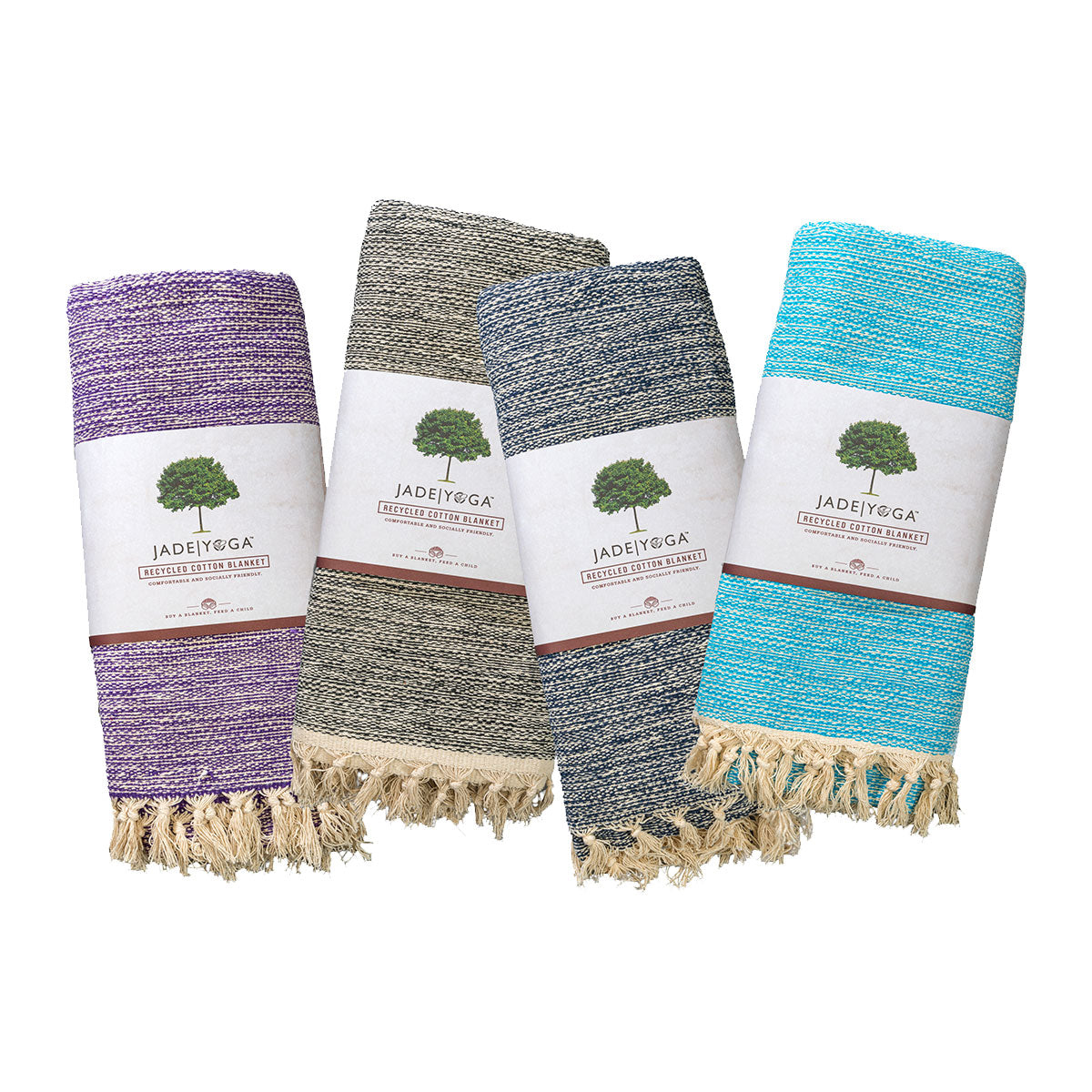 Halfmoon Recycled Cotton Yoga Blanket